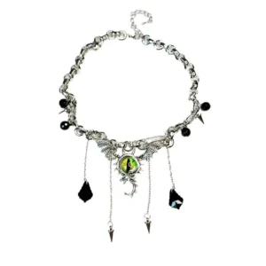 Dragon Eye Gothic Pendant Necklace