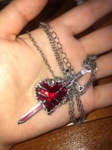 Dark Romantic Love Gothic Necklace photo review
