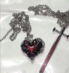 Dark Romantic Love Gothic Necklace photo review