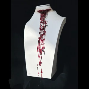 Bleeding Wound Evil Queen Gothic Necklace for Vampire Bride 3 - Lunar Hex Co | Gothic Jewelry & Dark Accessories
